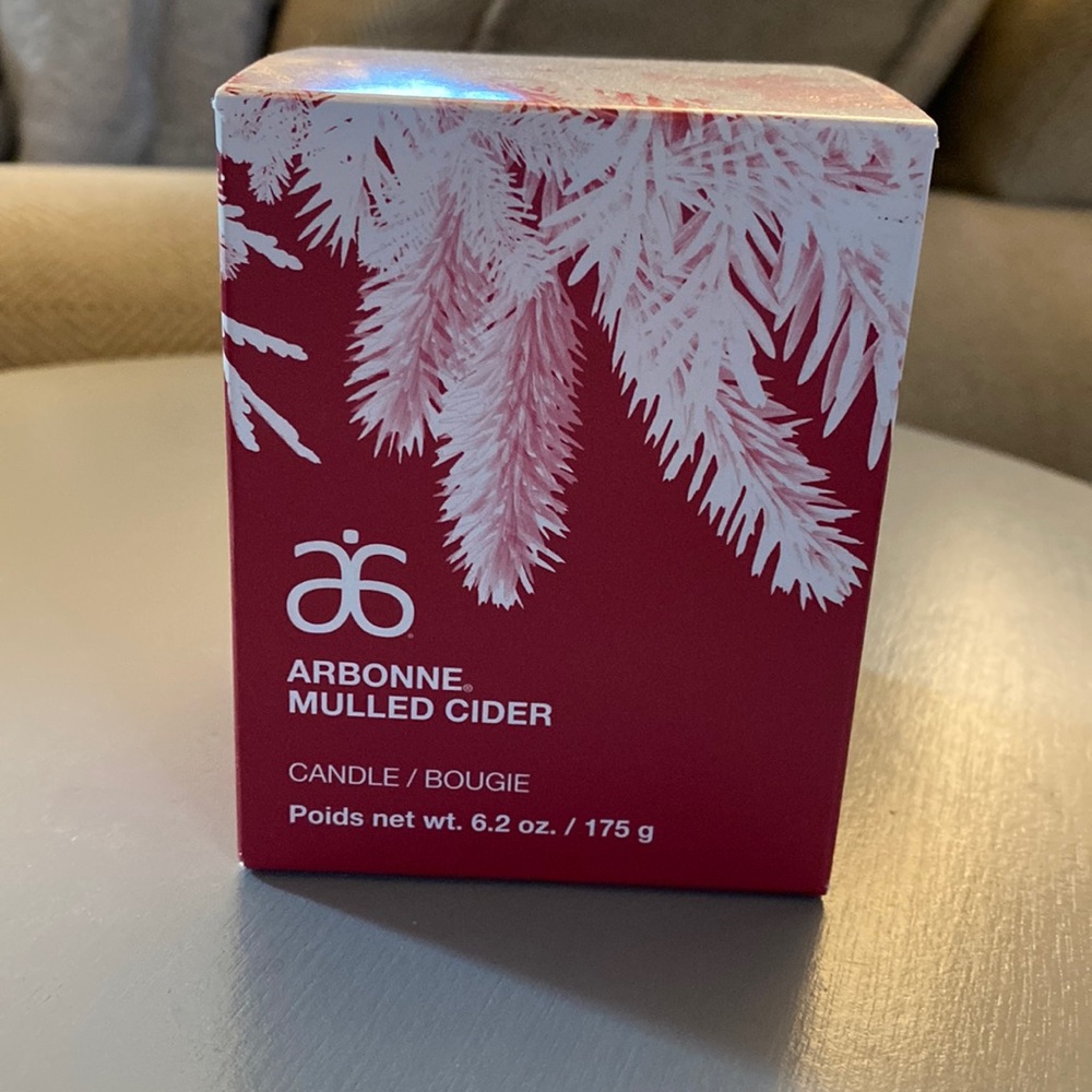 Brand New Arbonne Holiday Candle, Mulled Cider